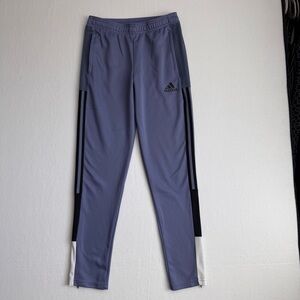 Adidas Youth 14/15 XL Blue Joggers with Black Stripes
